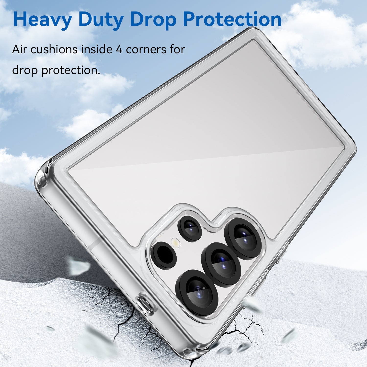 Galaxy S25 Ultra Soft Gel Bumper Case [Clear]