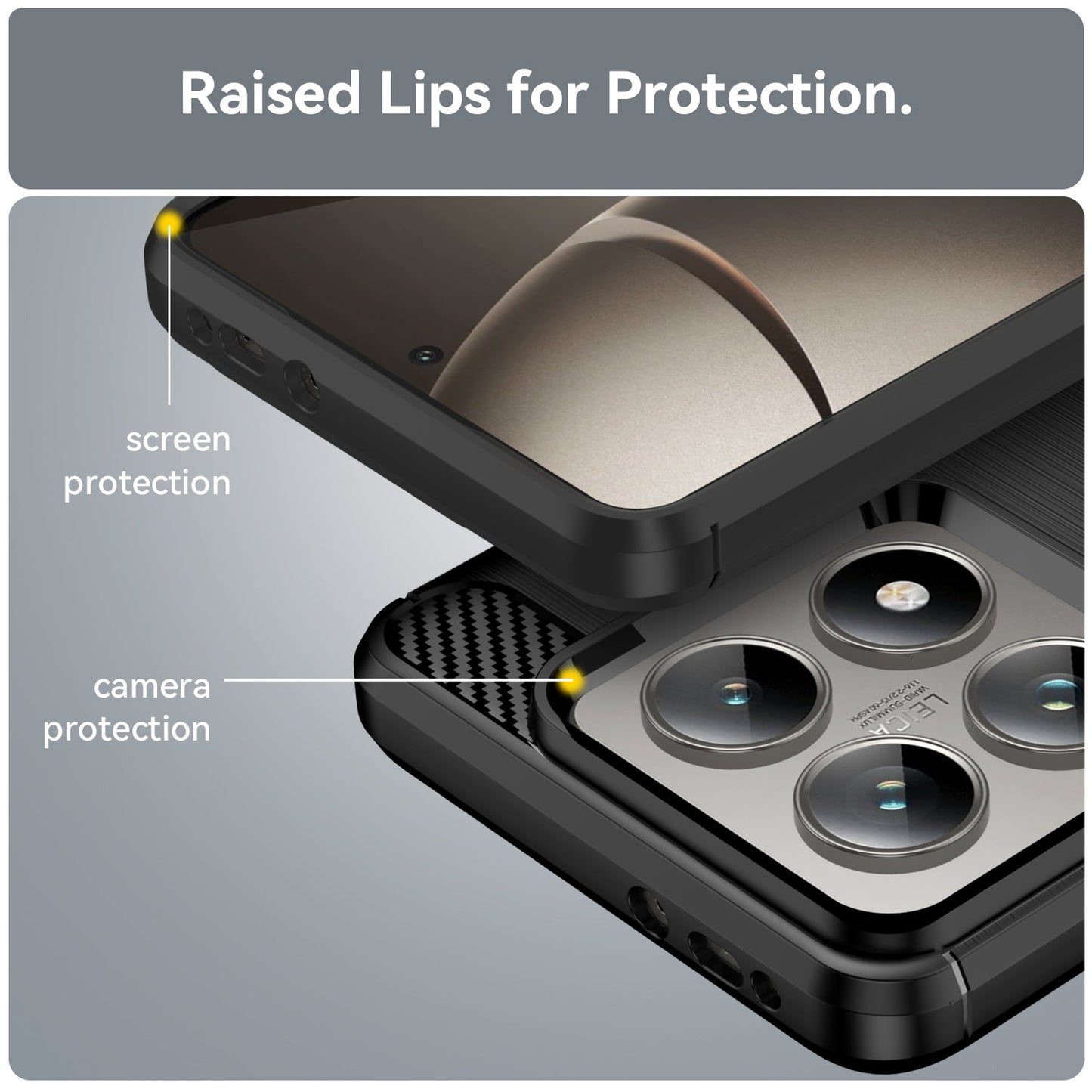 Xiaomi 14T Pro Carbon Fibre Case [Black]