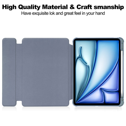 Ipad Air 13" (2026-2024 M4/m3/m2) Rotating Acrylic Case [Lavender]