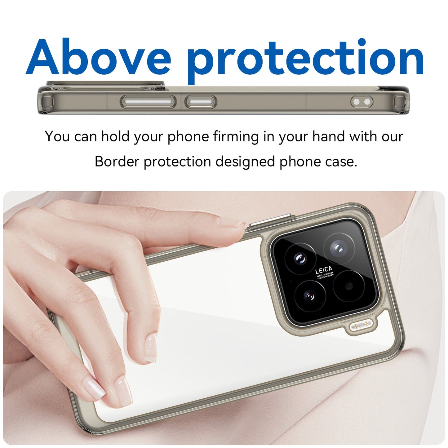 Xiaomi 15 Soft Gel Case [Clear Grey]