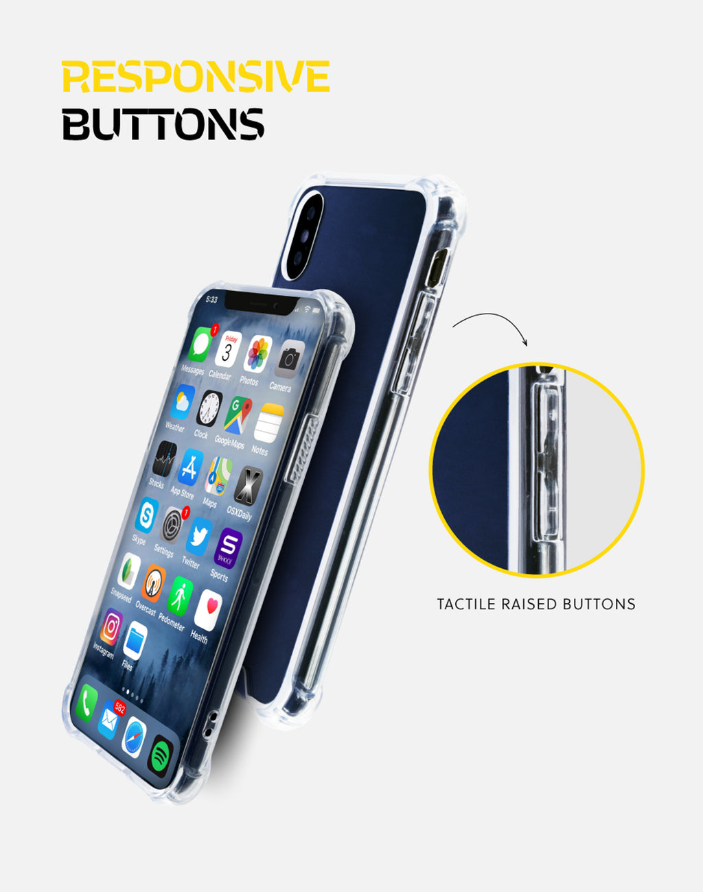 Armor Air-Cushion Clear Case - Galaxy A55