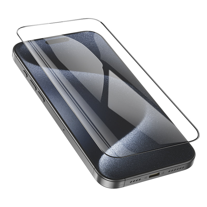 Hoco Full Screen HD Glass Screen Protector (G14) [ iPhone 15 / 16 Compatible]