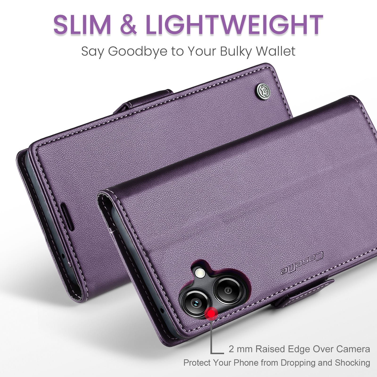 Samsung Galaxy A07 Pu Wallet Case [Purple]