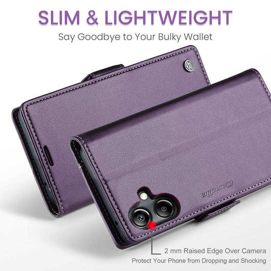 Samsung Galaxy A07 Pu Wallet Case [Purple]