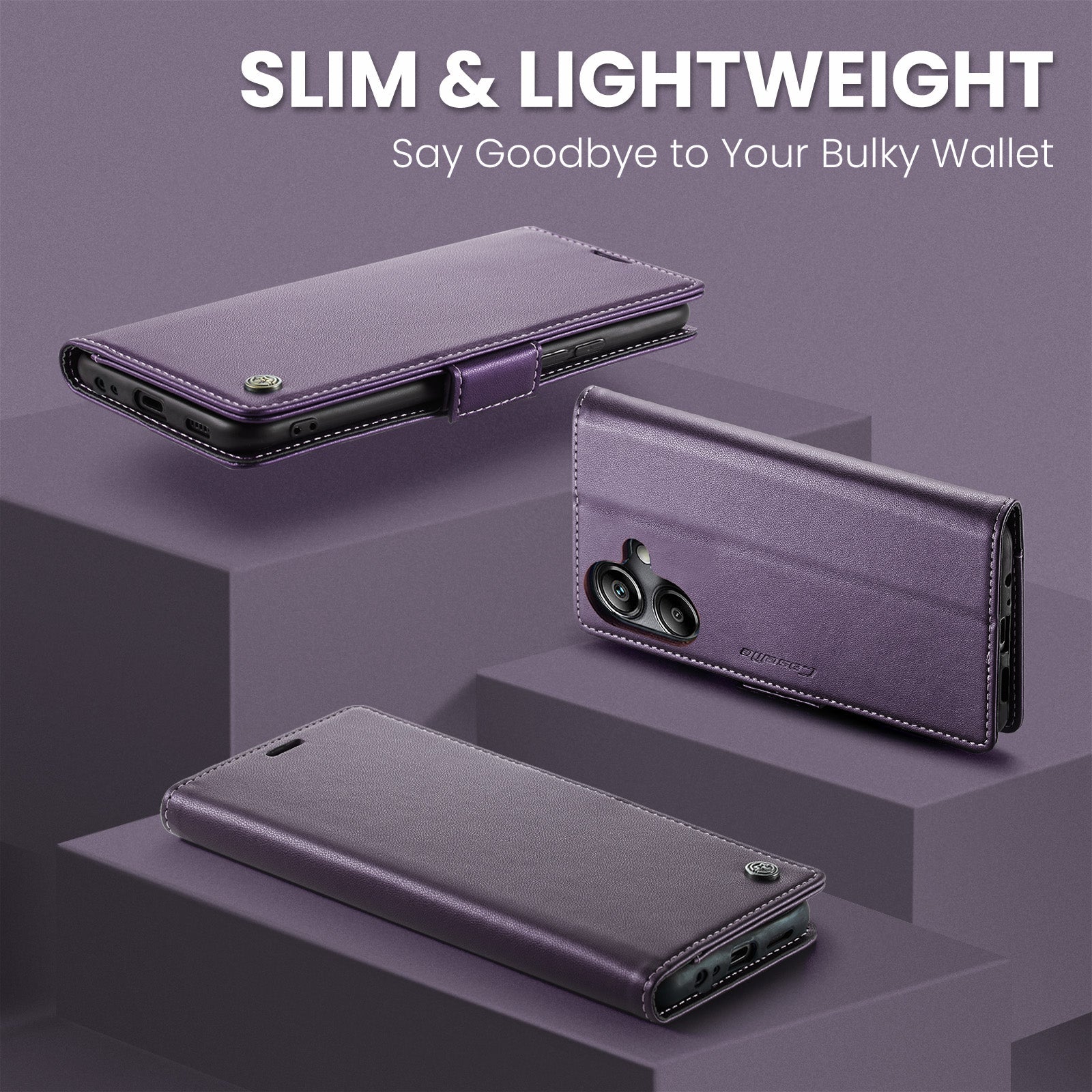 Samsung Galaxy A07 Pu Wallet Case [Purple]
