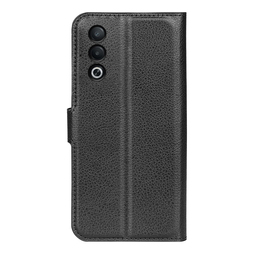 Oppo A80 5g Pu Wallet Case [Black]