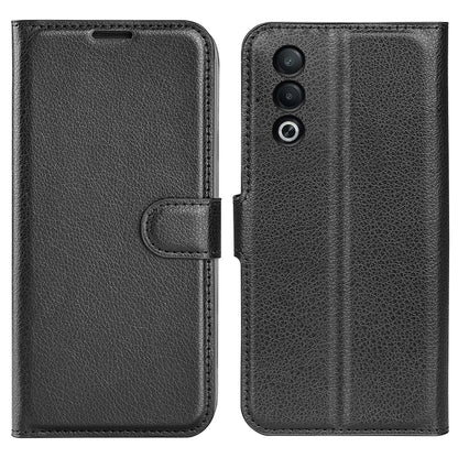 Oppo A80 5g Pu Wallet Case [Black]