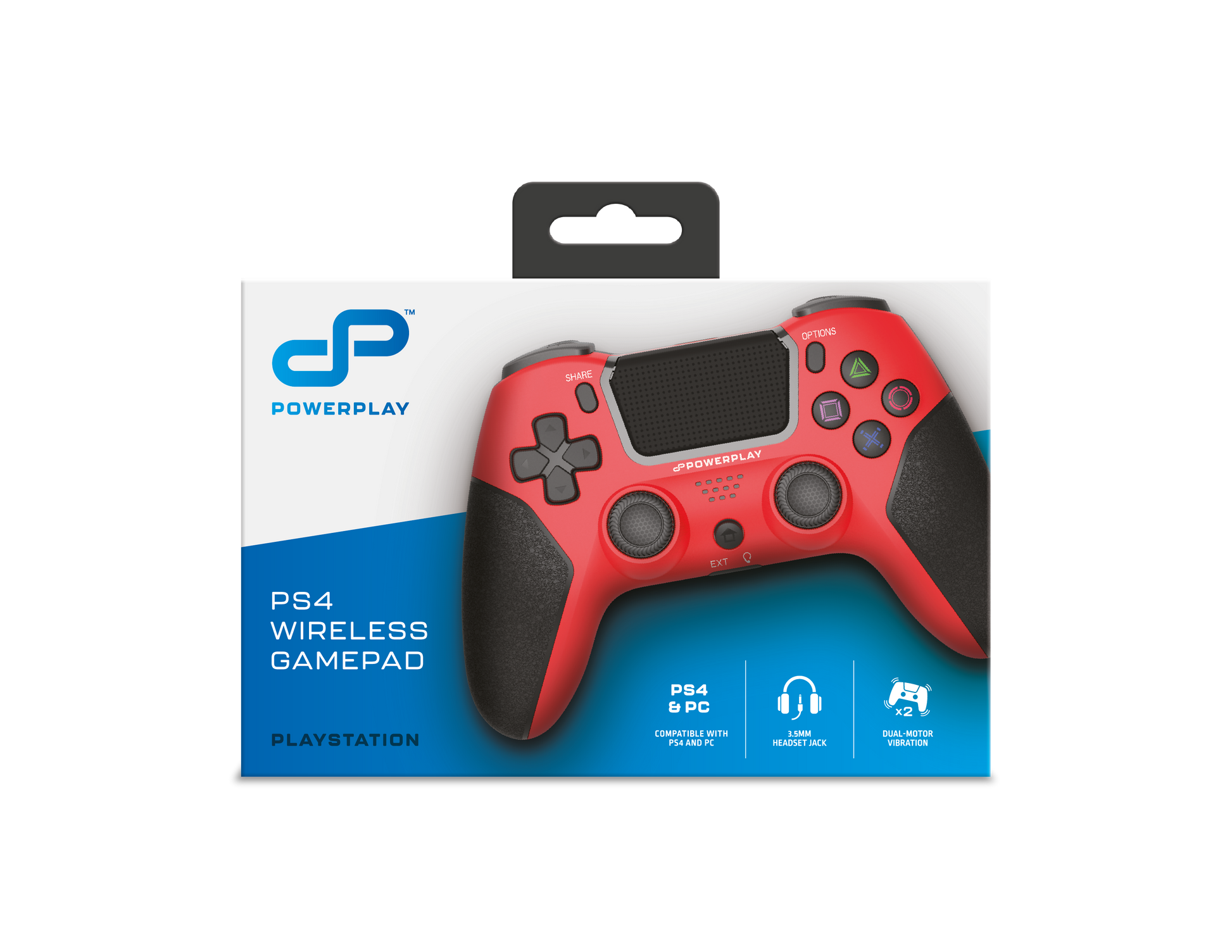 PowerPlay PS4 Wireless Controller (Red)