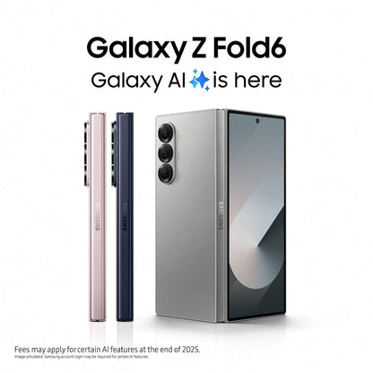 Samsung Galaxy Z Fold6 SM-F9560 Mobile Phone [256GB / 12GB RAM White]