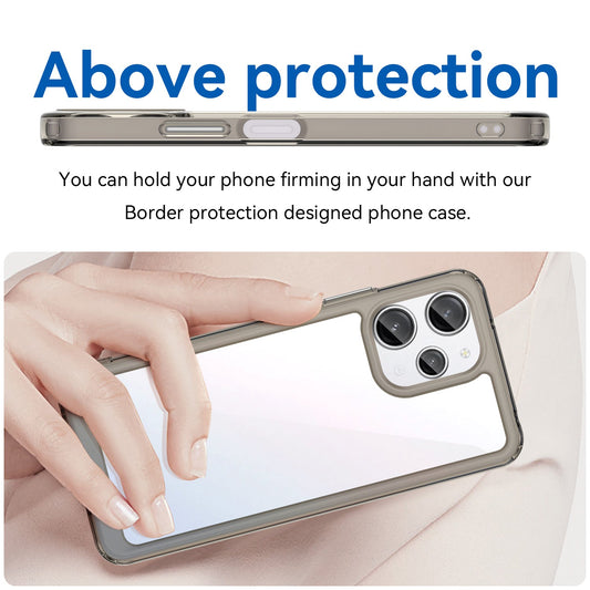 Xiaomi Redmi 12 5G Soft Gel Bumper Case [Clear Grey]