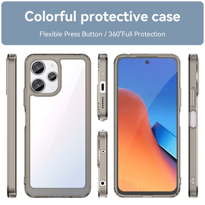 Xiaomi Redmi 12 5G Soft Gel Bumper Case [Clear Grey]