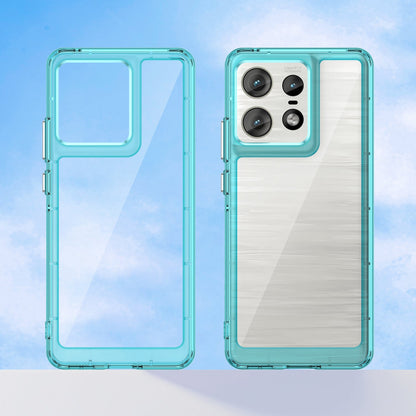 Moto Edge 50 Pro Soft Gel Bumper Case [Clear Blue]