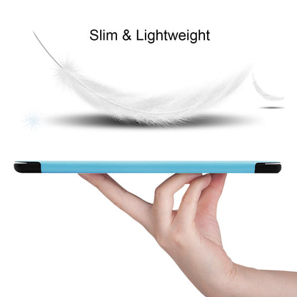 Samsung Galaxy Tab A 10.1 (2019) T510 Tri-Fold PU Case Light Blue