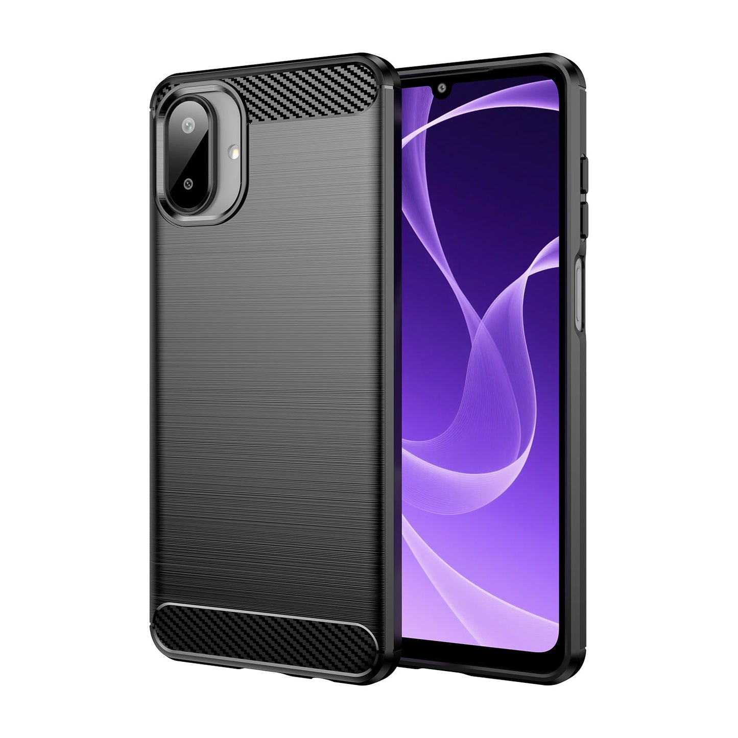 Galaxy A07 Carbon Fibre Case [Black]