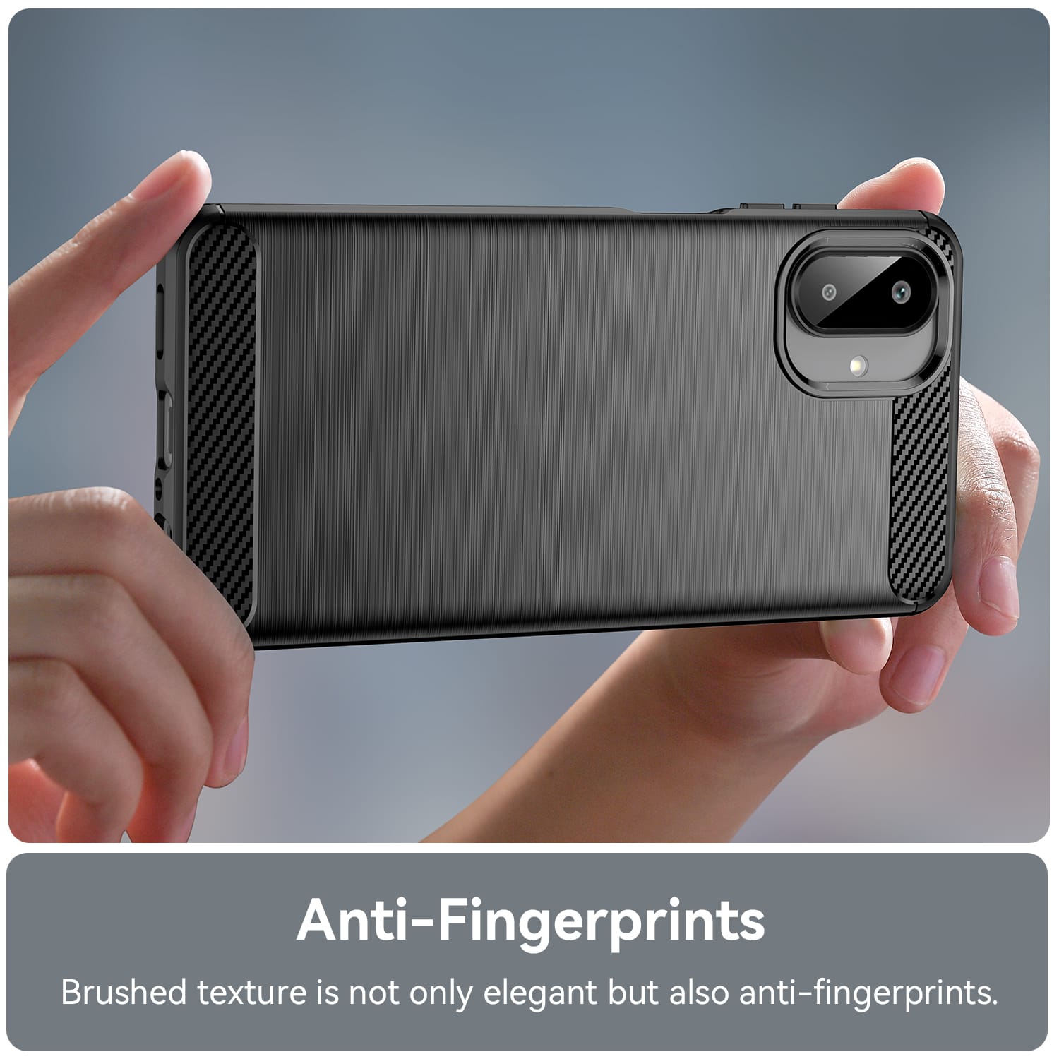 Galaxy A07 Carbon Fibre Case [Black]