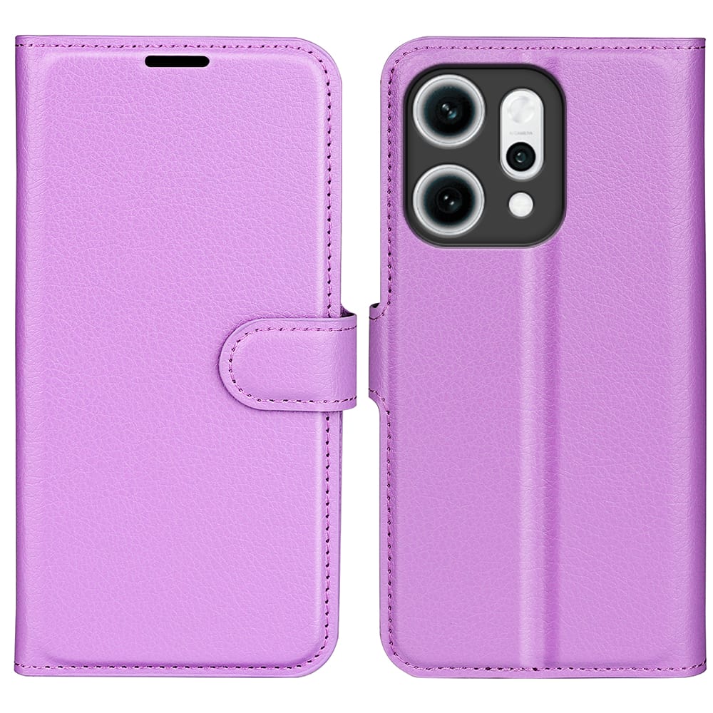 Oppo Reno 14 Pro 5g Pu Wallet Case [Purple]