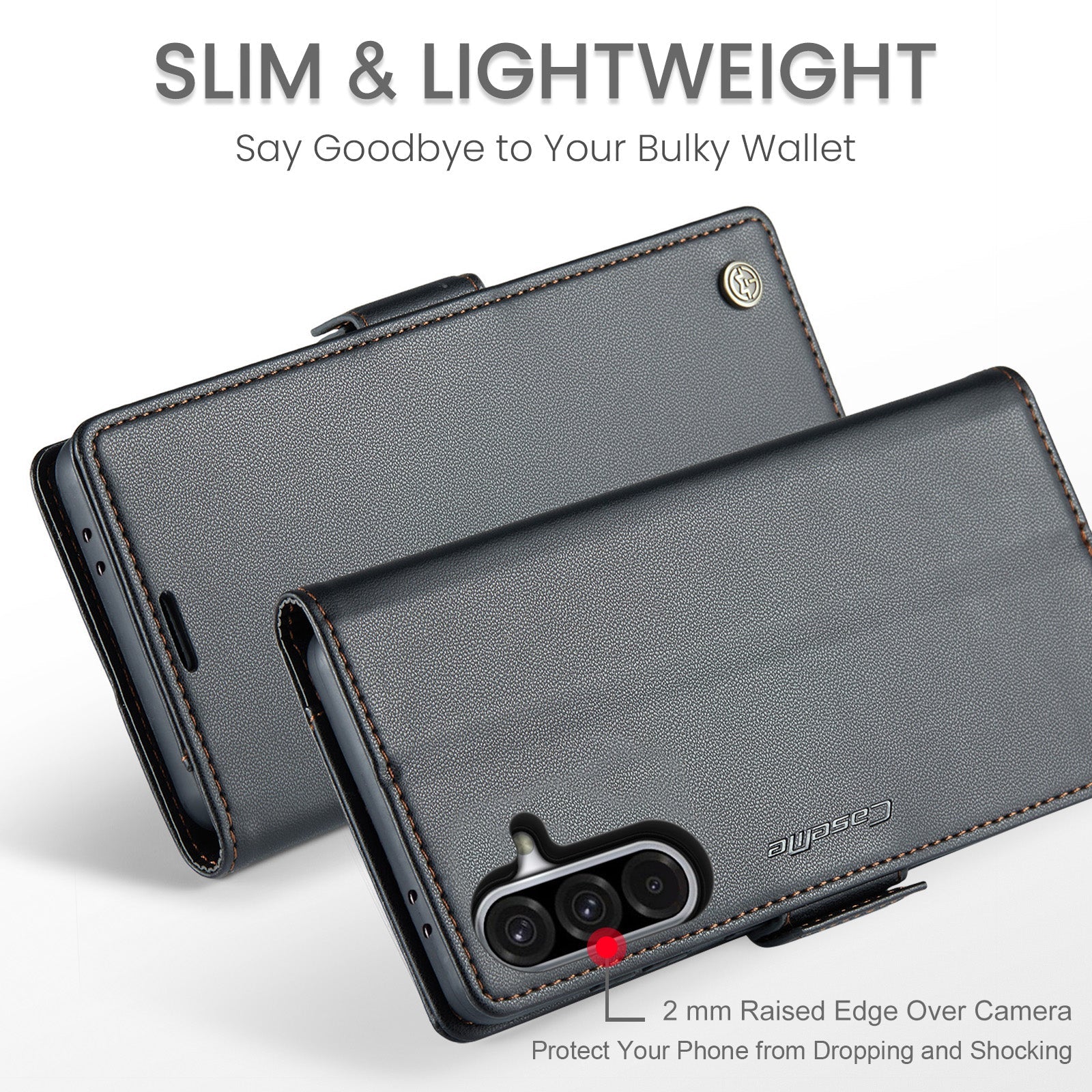 Galaxy A36 5G Pu Wallet Case [Black]