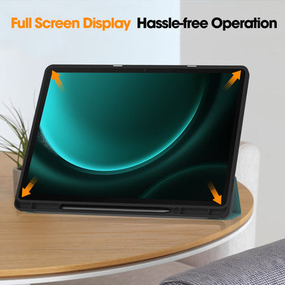 Galaxy Tab S10 Plus X820 Pen Holder Case [Teal]