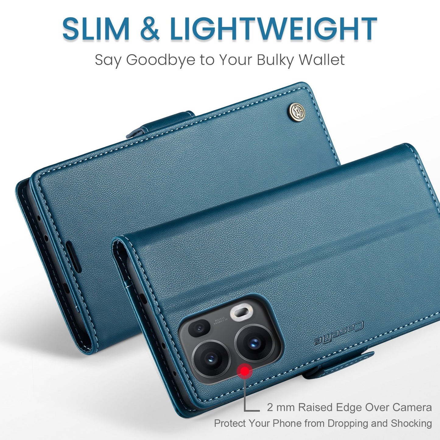 Oppo Reno 13 Pro 5G Pu Wallet Case [Navy]