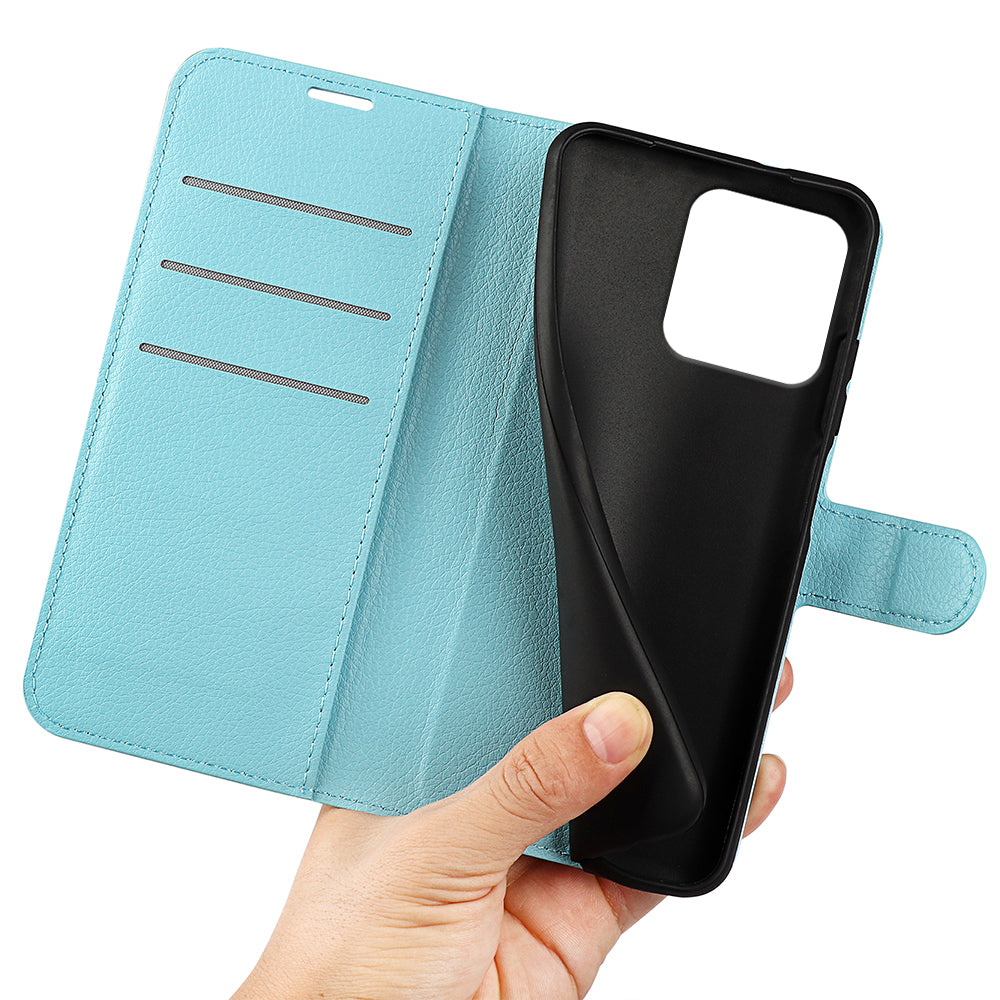 Moto G15 Pu Wallet Case [Lightblue]