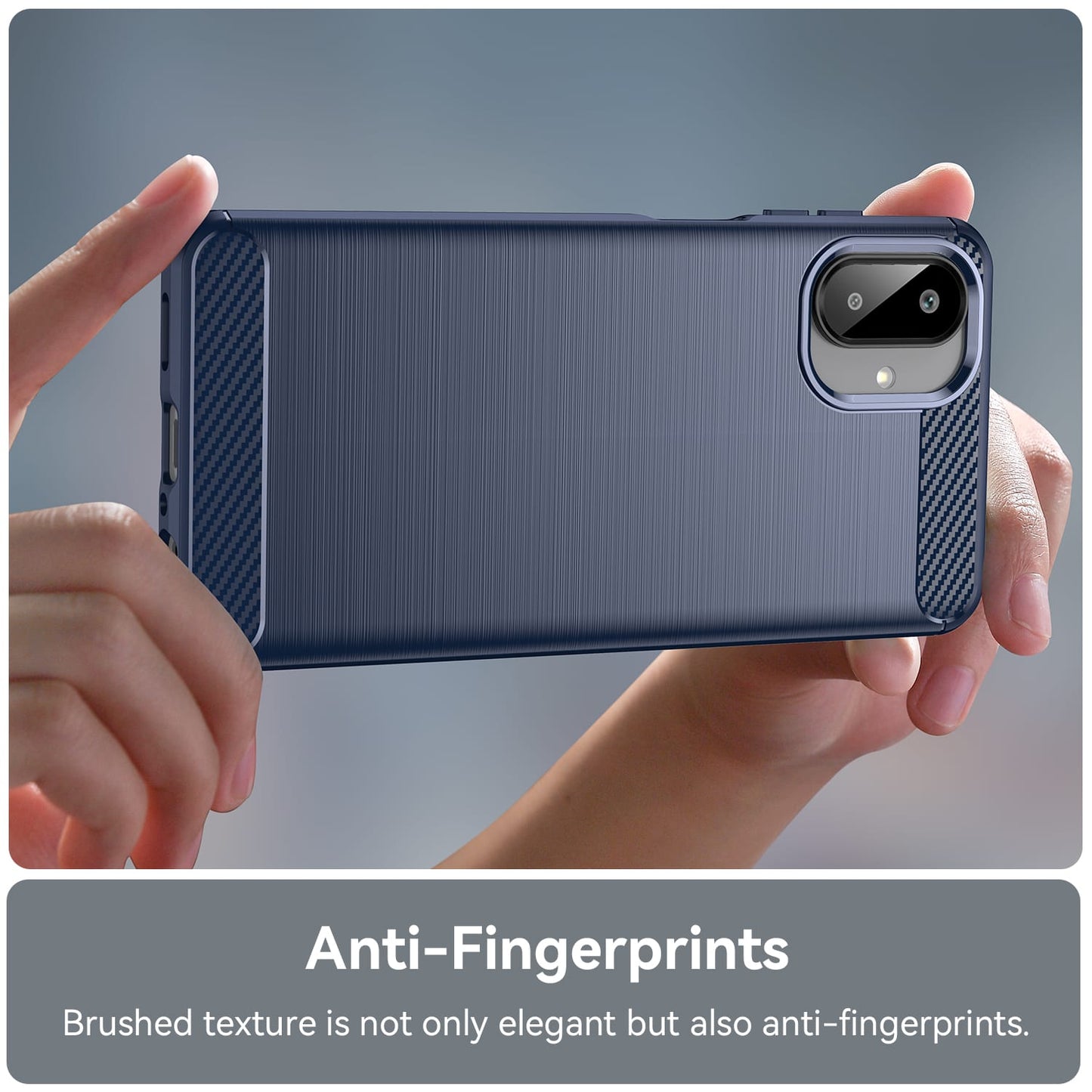 Galaxy A07 Carbon Fibre Case [Navy]