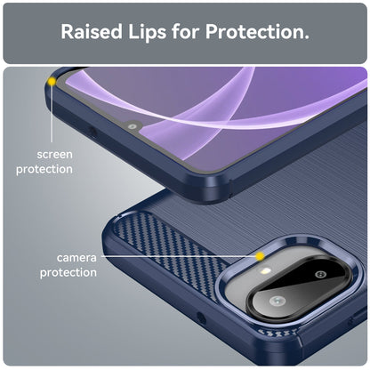 Galaxy A07 Carbon Fibre Case [Navy]