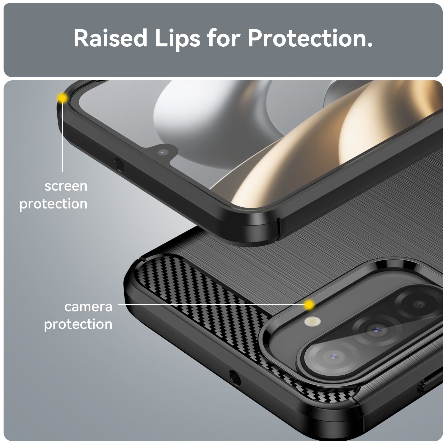 Galaxy A17 5g Carbon Fibre Case [Black]