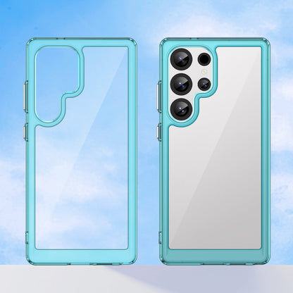 Galaxy S25 Ultra Soft Gel Bumper Case [Clear Blue]