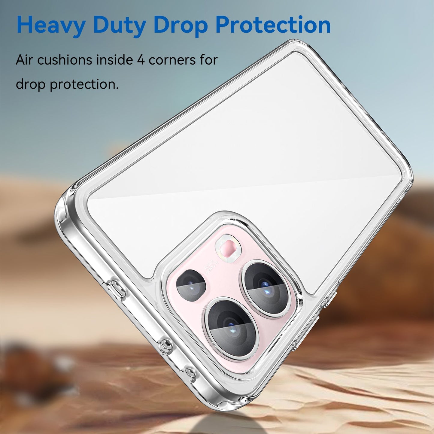 Oppo Reno 13 Pro 5G Soft Gel Case [Clear]