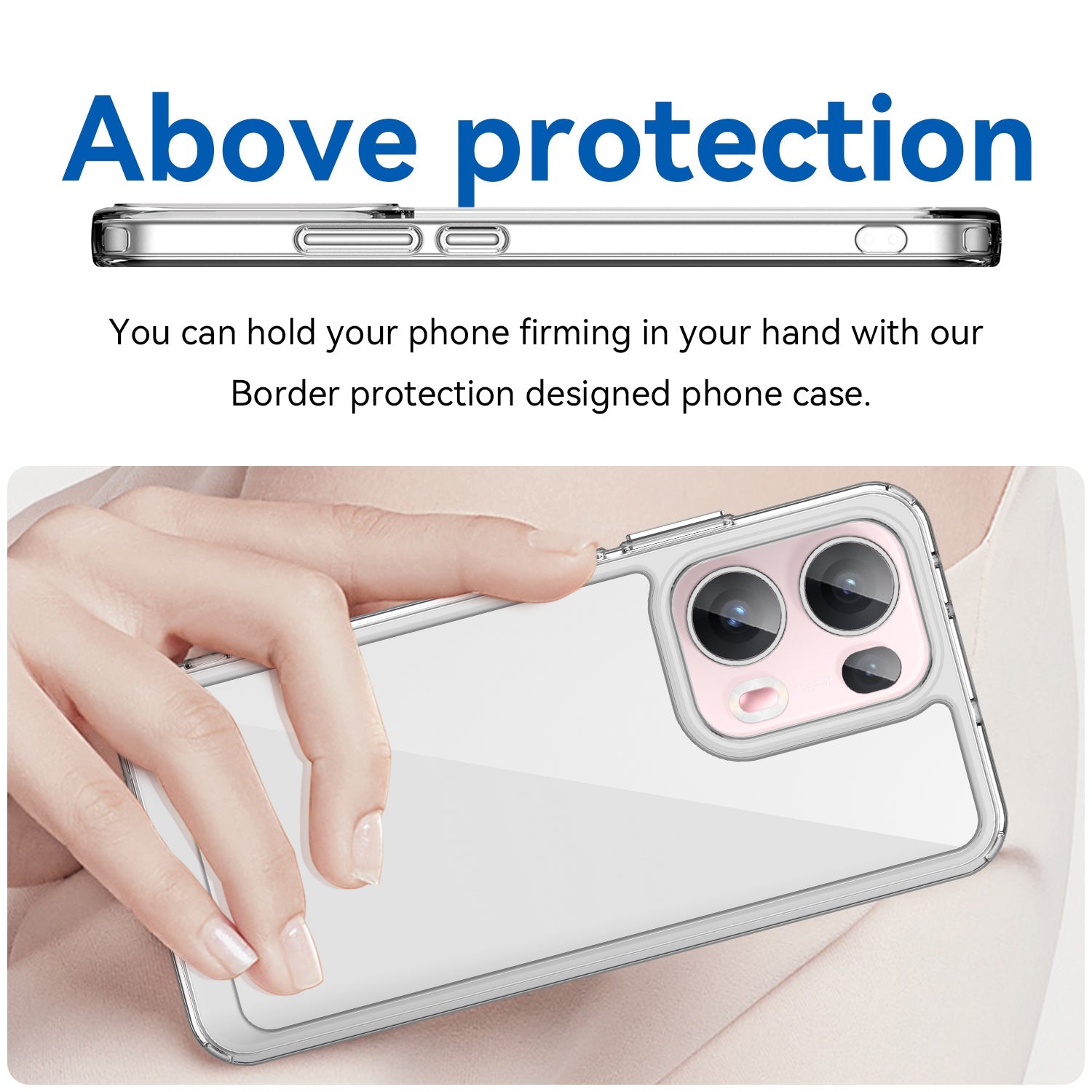 Oppo Reno 13 Pro 5G Soft Gel Case [Clear]