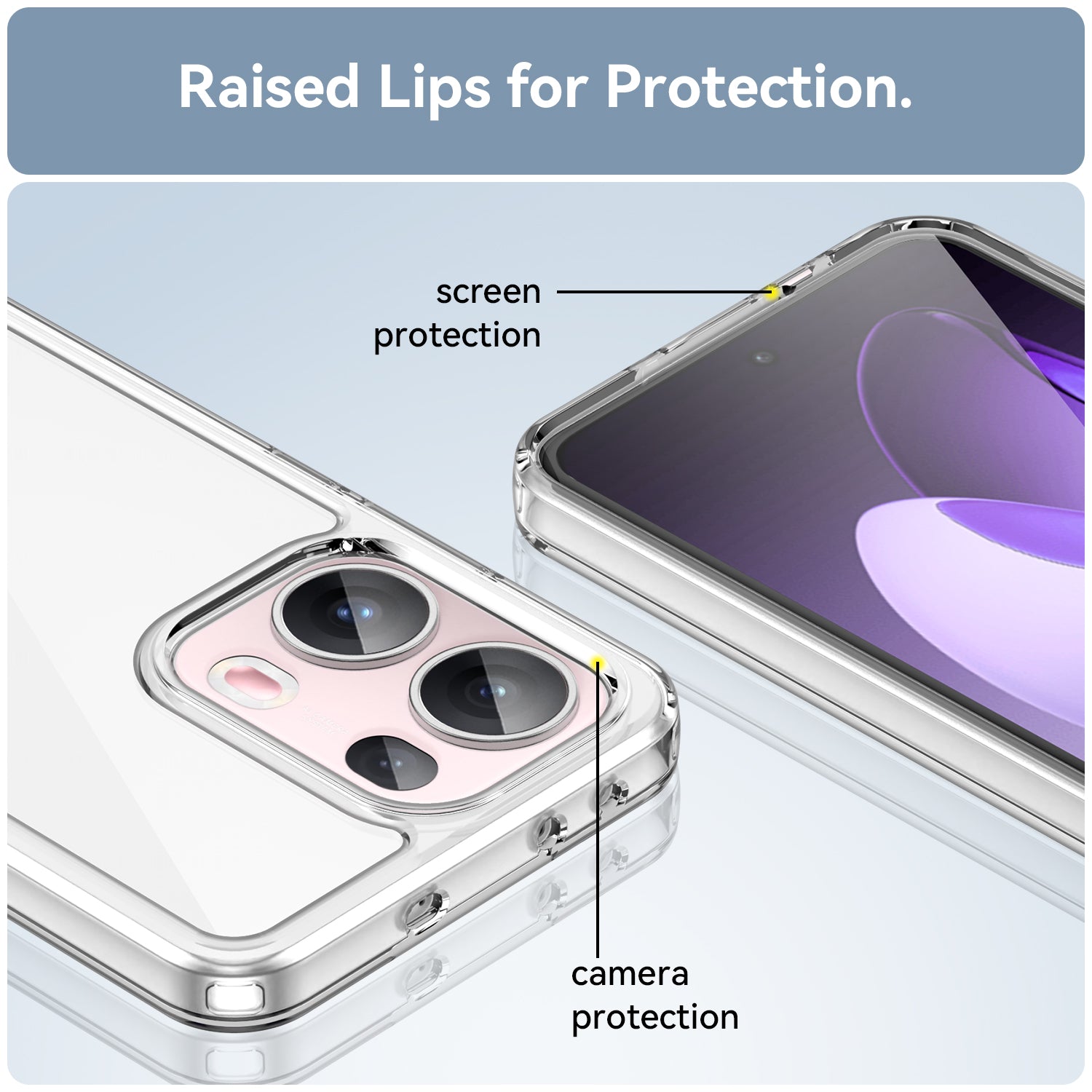 Oppo Reno 13 Pro 5G Soft Gel Case [Clear]