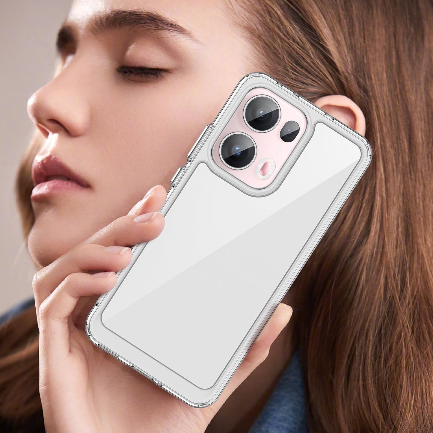 Oppo Reno 13 Pro 5G Soft Gel Case [Clear]