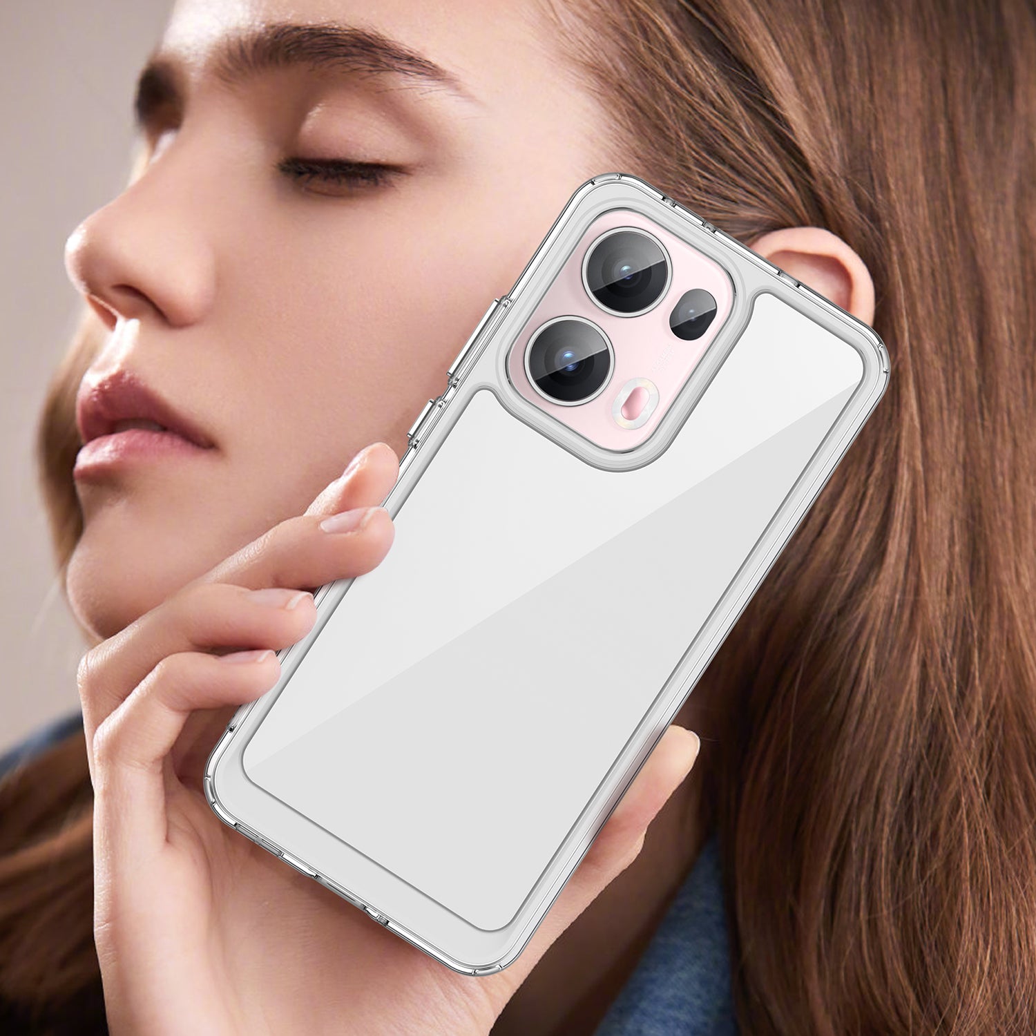 Oppo Reno 13 Pro 5G Soft Gel Case [Clear]