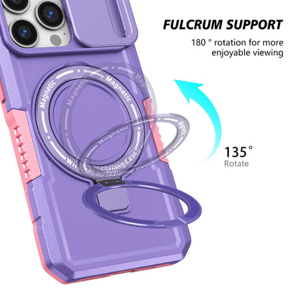 Iphone 13 Pro Magsafe Sliding Cover Case [Purple]