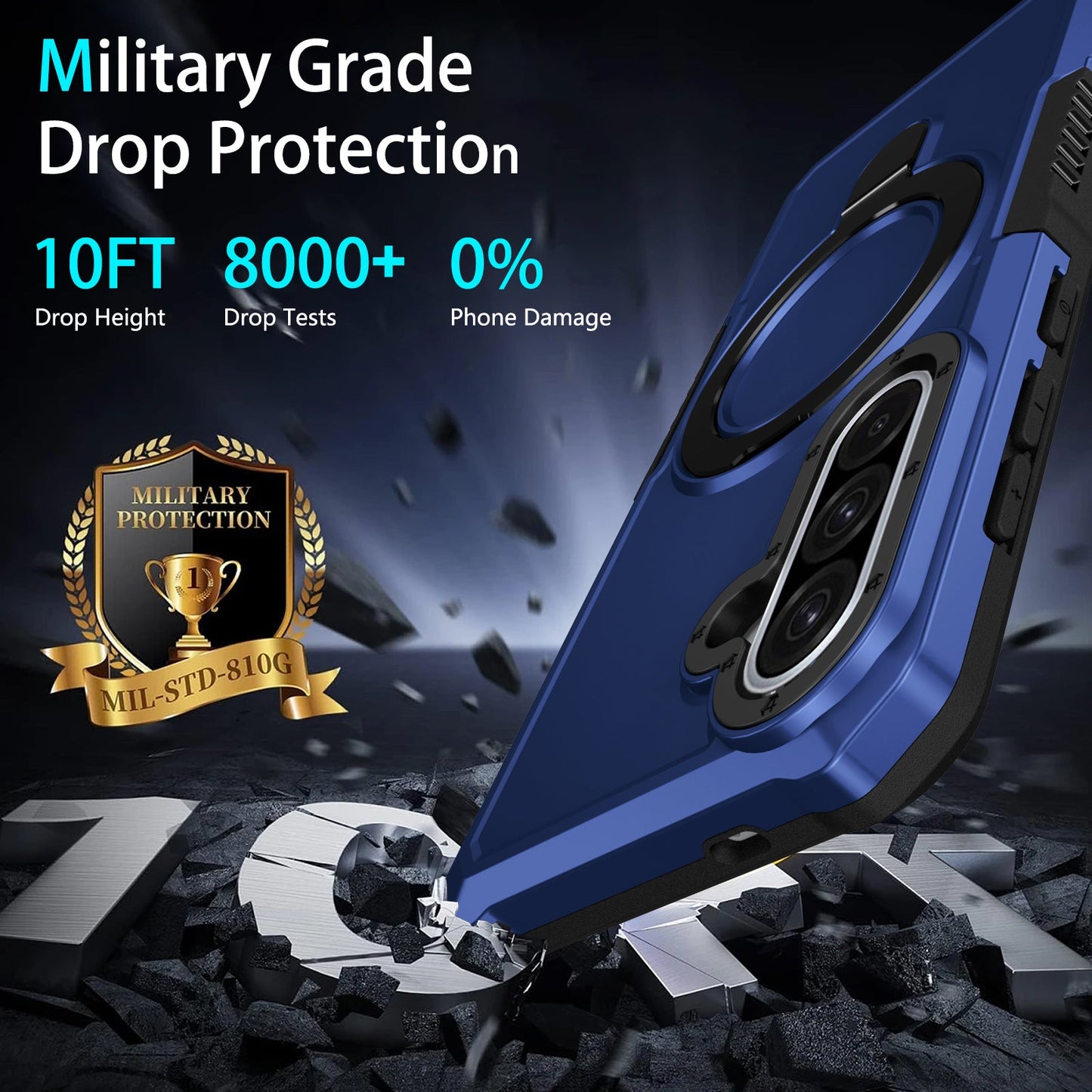 Samsung Galaxy A56 5G Heavy Duty Case [Navy]