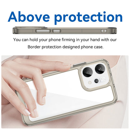 Oppo Reno 14 5G Soft Gel Case [Clear Grey]