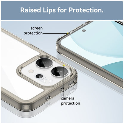 Oppo Reno 14 5G Soft Gel Case [Clear Grey]