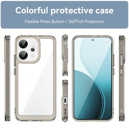 Oppo Reno 14 5G Soft Gel Case [Clear Grey]