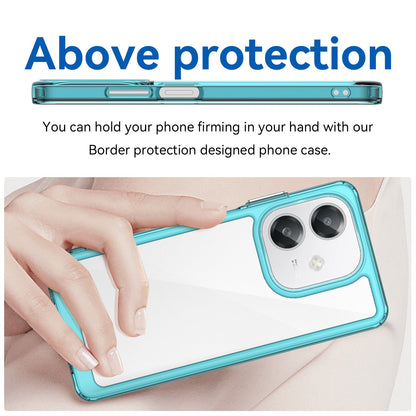 Oppo A40 4G Soft Gel Case [Clear Blue]