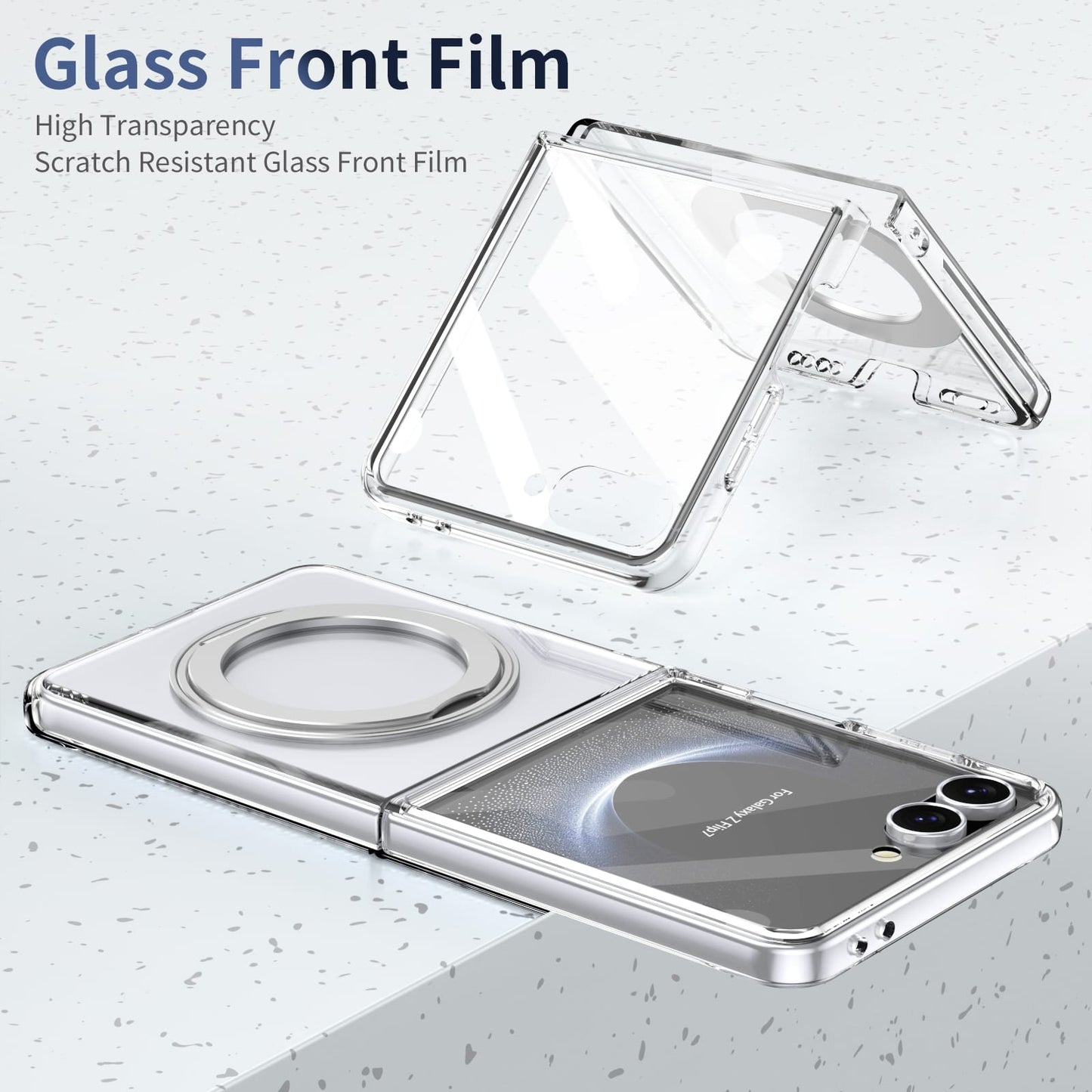 Galaxy Z Flip 7 Magsafe Stand Case [Silver]