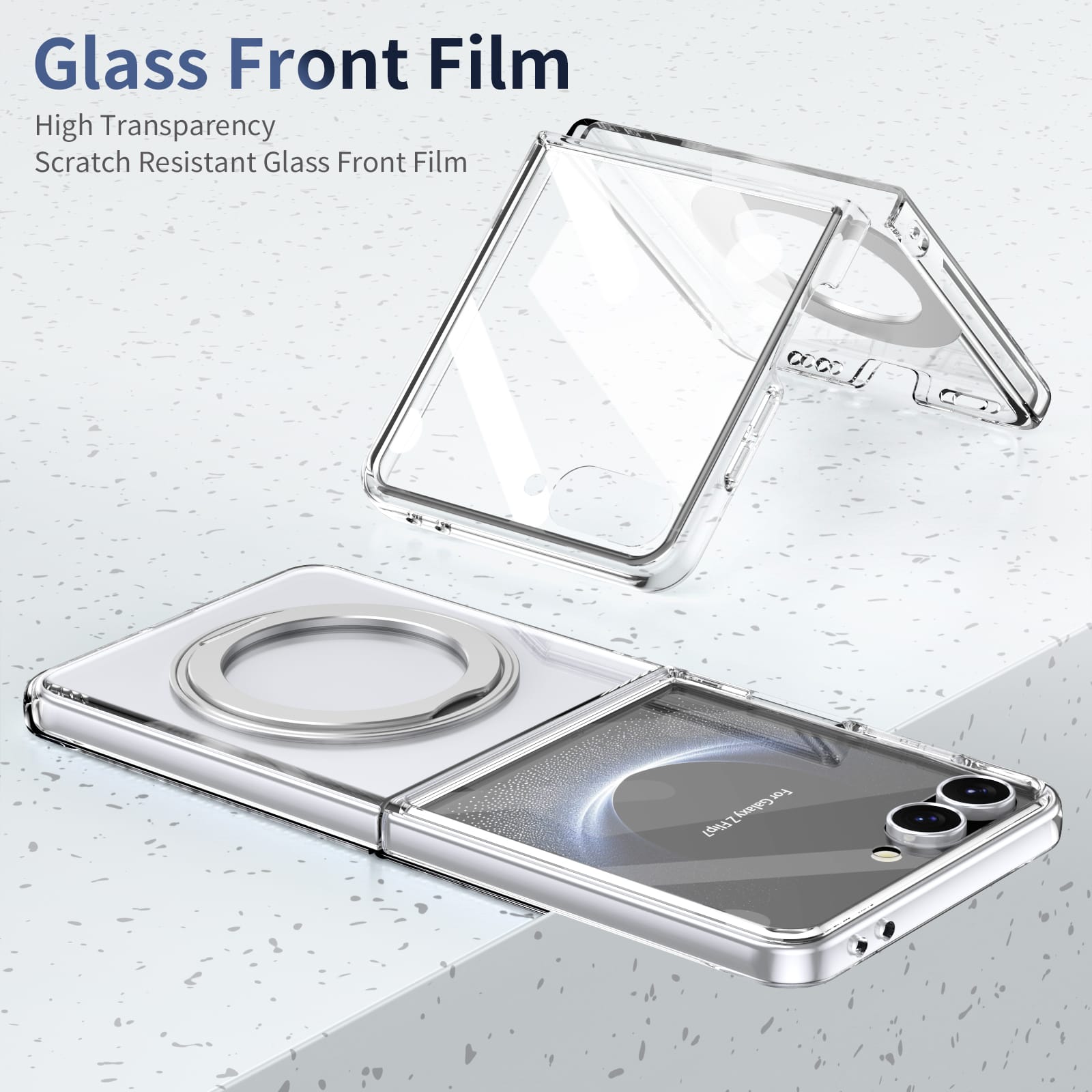 Galaxy Z Flip 7 Magsafe Stand Case [Silver]
