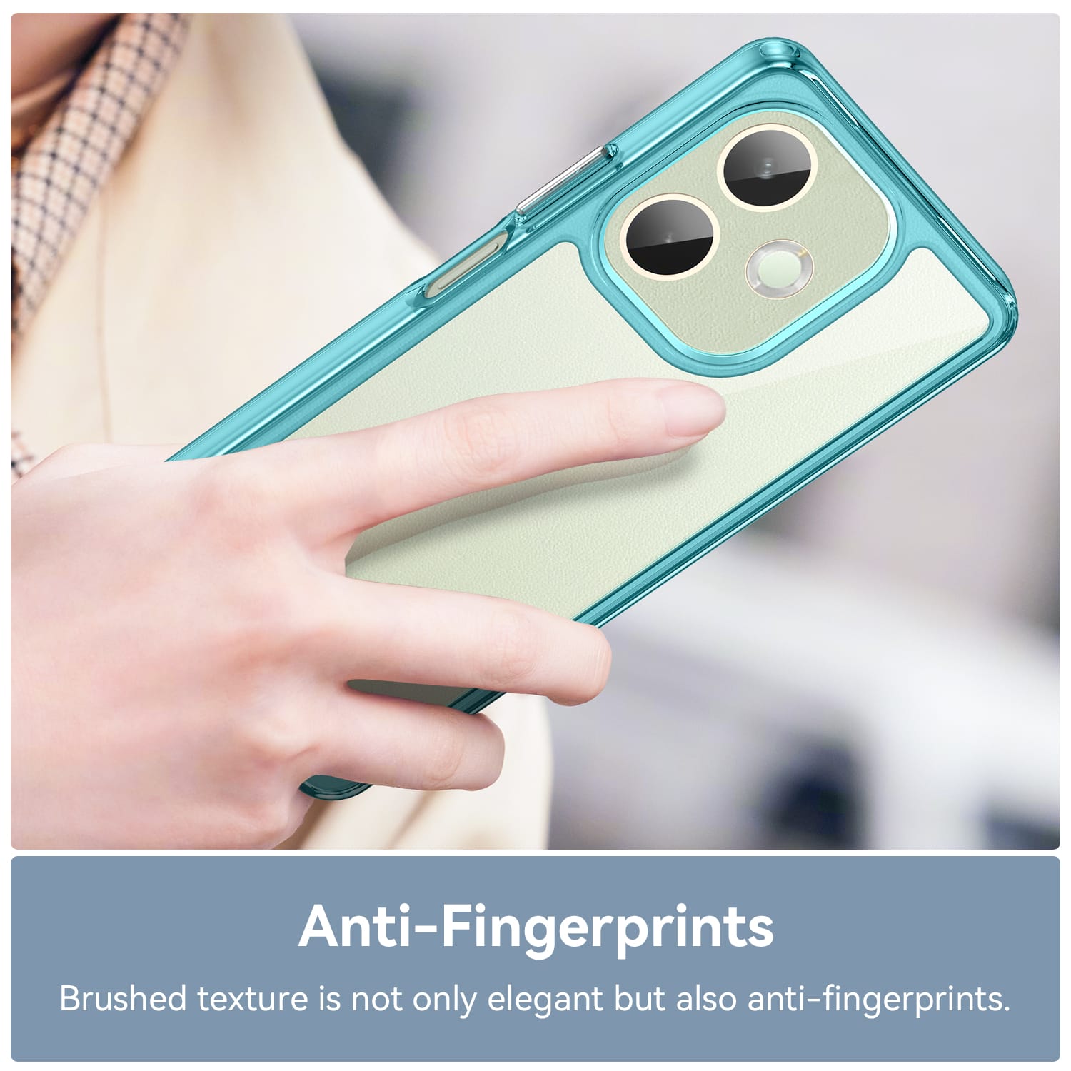 Oppo A5 Pro 5G Soft Gel Case [Clear Blue]