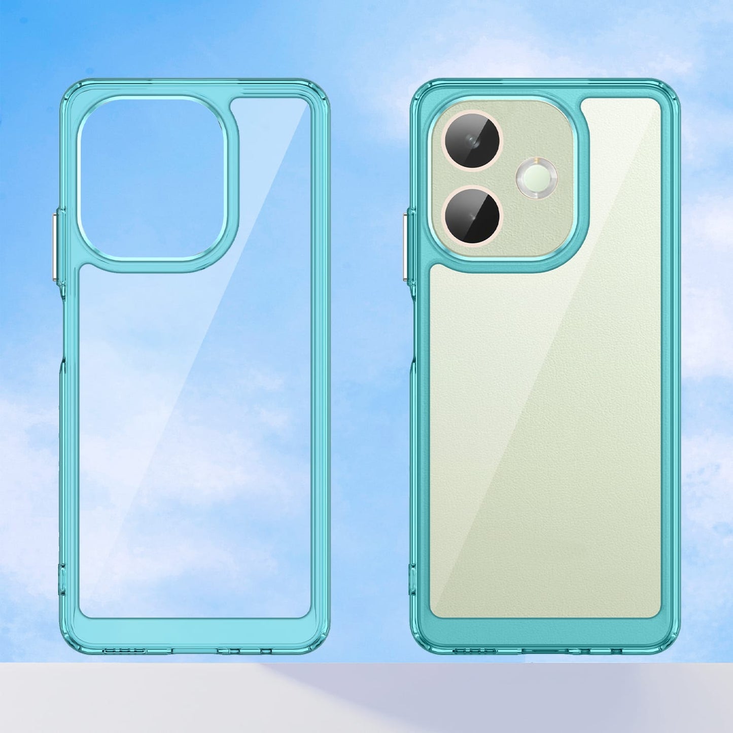 Oppo A5 Pro 5G Soft Gel Case [Clear Blue]