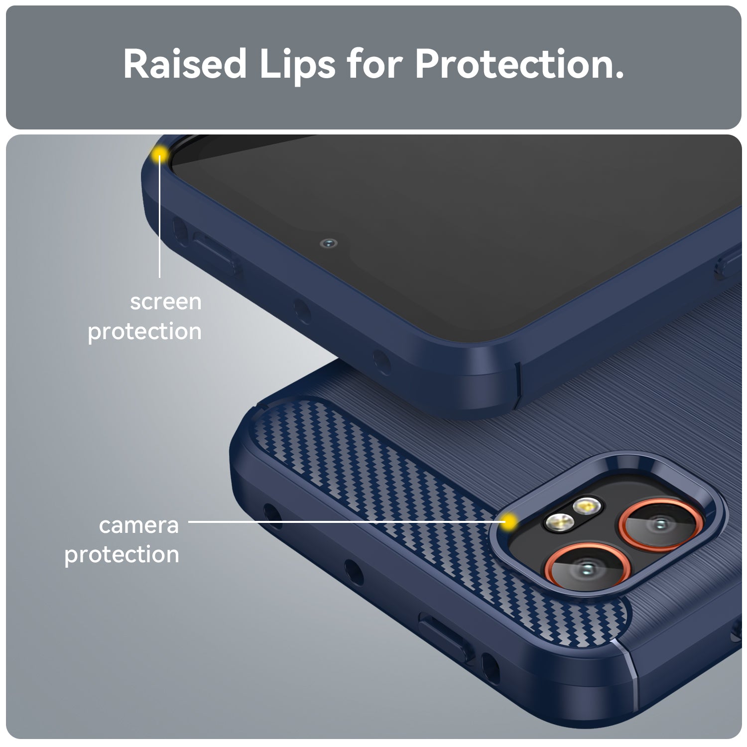 Galaxy Xcover 7 Pro Carbon Fibre Case [Navy]