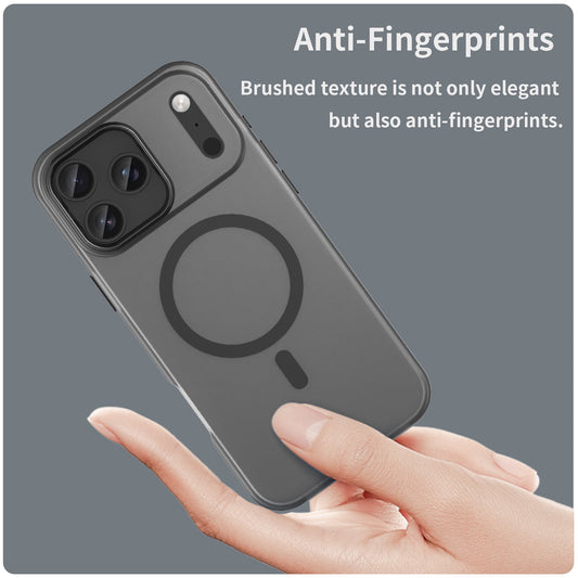 Iphone 17 Pro Max Magsafe Soft Matte Case [Black]