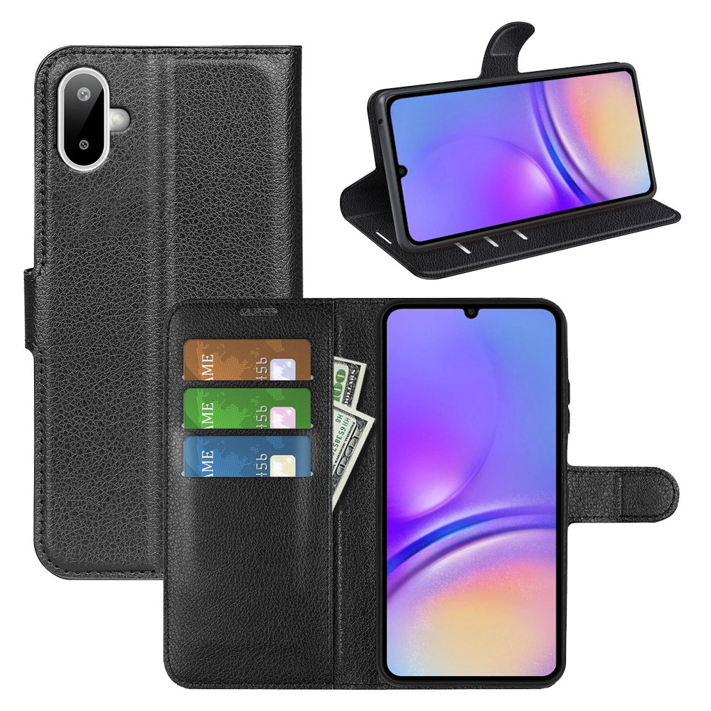 Galaxy A07 Pu Wallet Case [Black]
