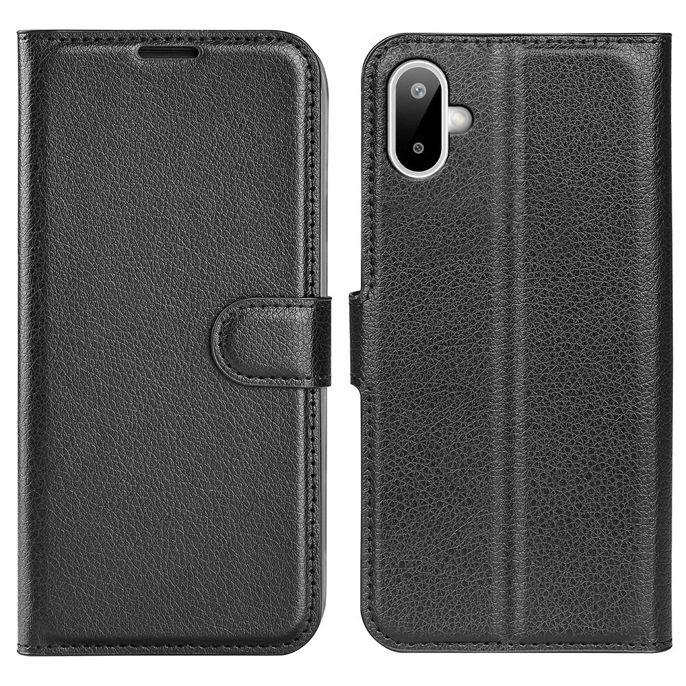 Galaxy A07 Pu Wallet Case [Black]