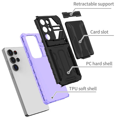 Galaxy S25 Ultra Kickstand Heavy Duty Case [Purple]