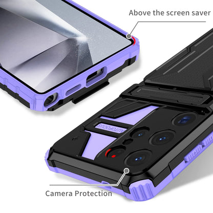 Galaxy S25 Ultra Kickstand Heavy Duty Case [Purple]