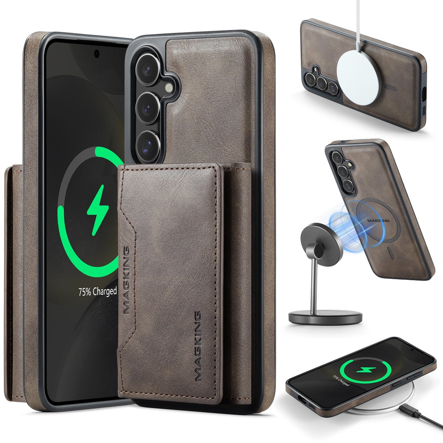 Galaxy S25 Plus Magsafe Wallet [Coffee]